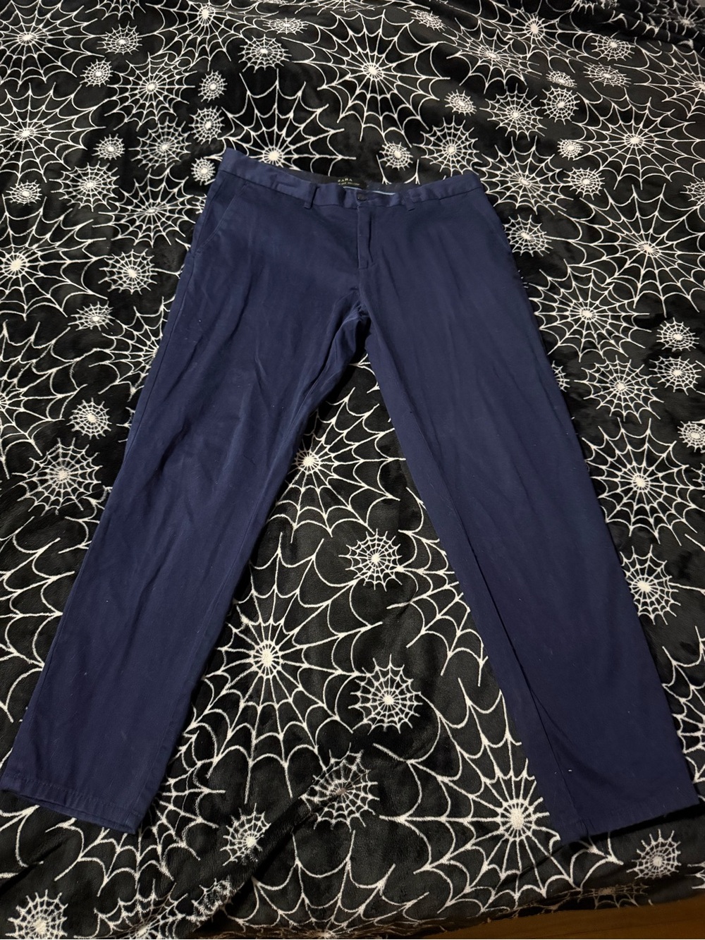 Zara Men's Dark Navy Dress Pants